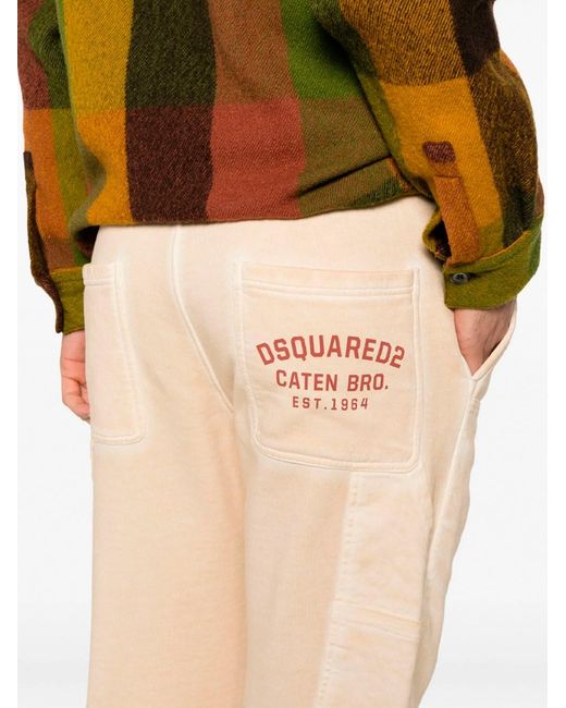 DSquared² White Carpenter Fit Pants for men