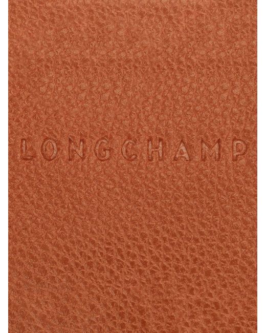 Longchamp Brown `Le Foulonné` Card Holder