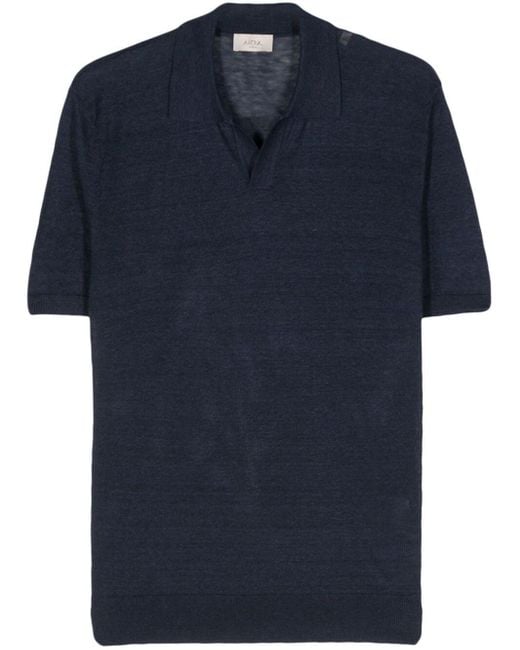 Polo Shirt di Altea in Blue da Uomo