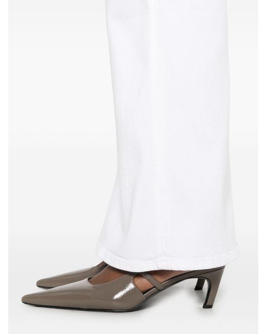 7 For All Mankind White Ultra Highrise Jo Jeans