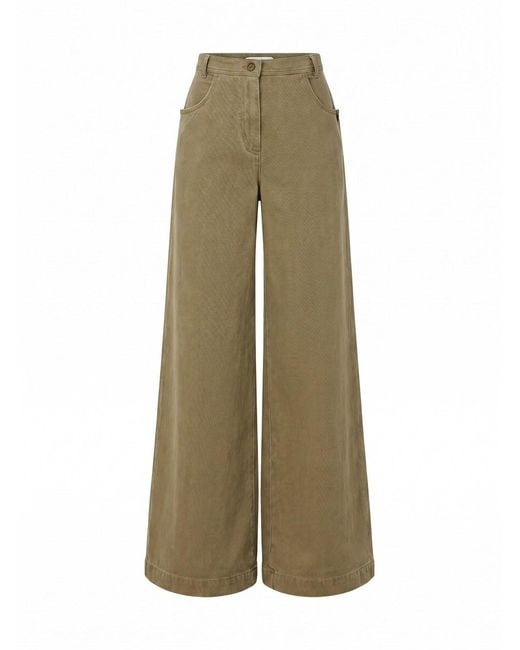 Max Mara Green Alamaro Pants