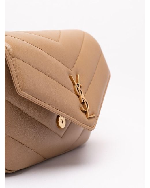 Saint Laurent Natural 'Loulou' Large Bag