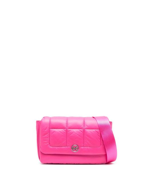 Michael Kors `lilah` Medium Crossbody Bag in Pink | Lyst