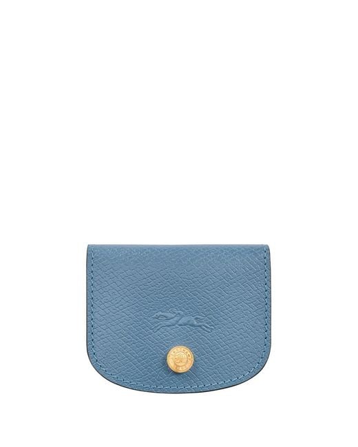 Longchamp Blue 'Epure' Card Holder