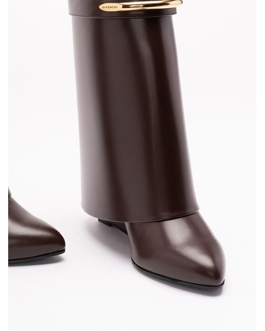 Givenchy Brown 'Shark Pinch' Ankle Boots