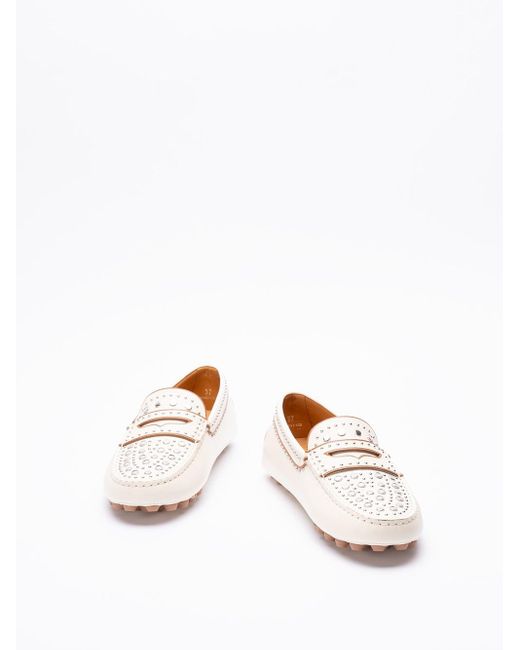 `Gommino Macro` Loafers di Tod's in White