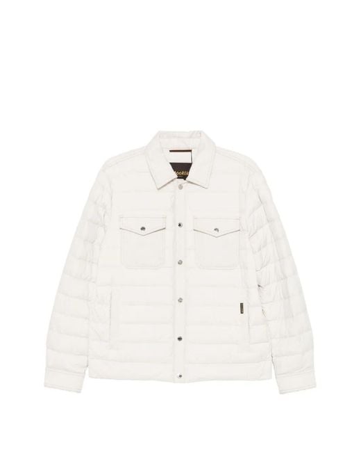 Moorer White 'Montini' Jacket for men