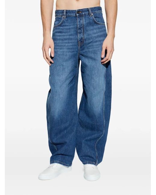 Givenchy Blue Wide-Leg Jeans for men