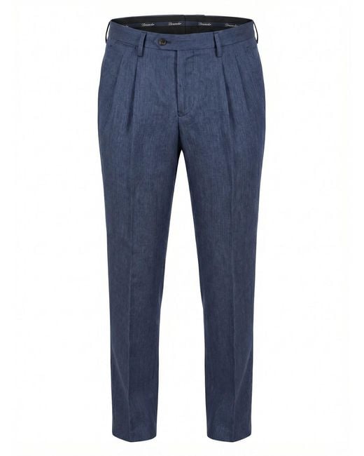 Drumohr Blue Chino Pants for men