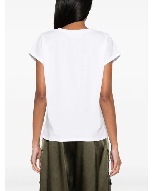 Blugirl Blumarine White `Moda` T-Shirt