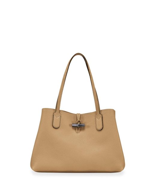Longchamp Roseau M Hobo Bag in Brown