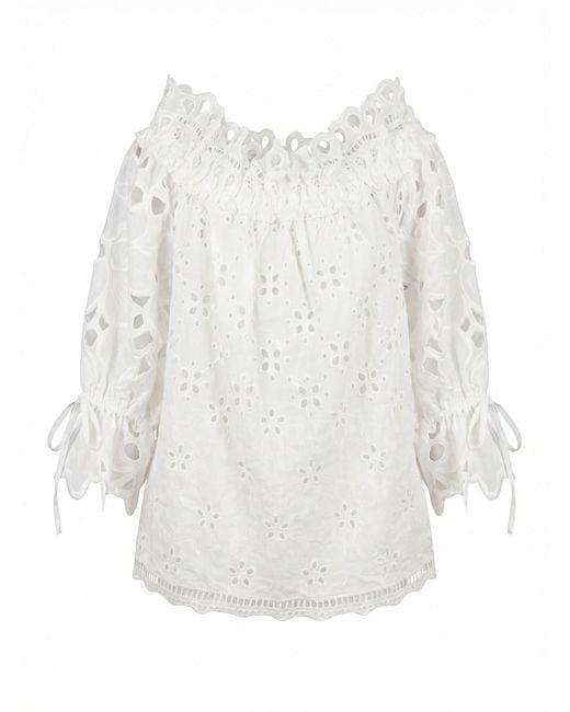 Ermanno Scervino White Blouse