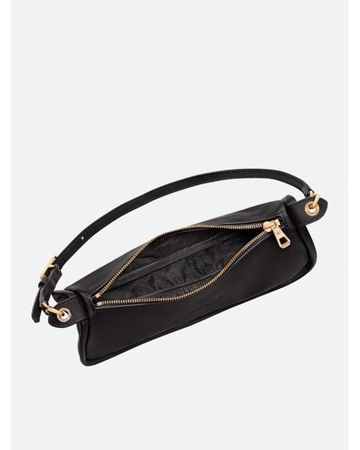 Longchamp White 'Looong' Small Shoulder Bag
