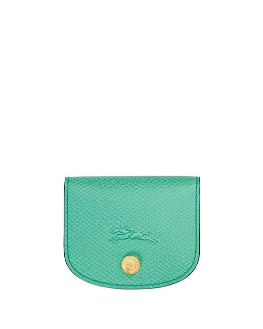 Longchamp Green 'Epure' Card Holder