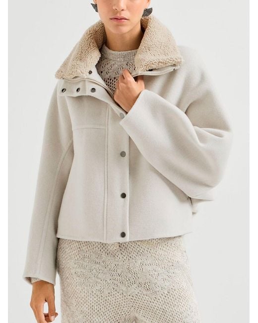 Brunello Cucinelli White Jacket