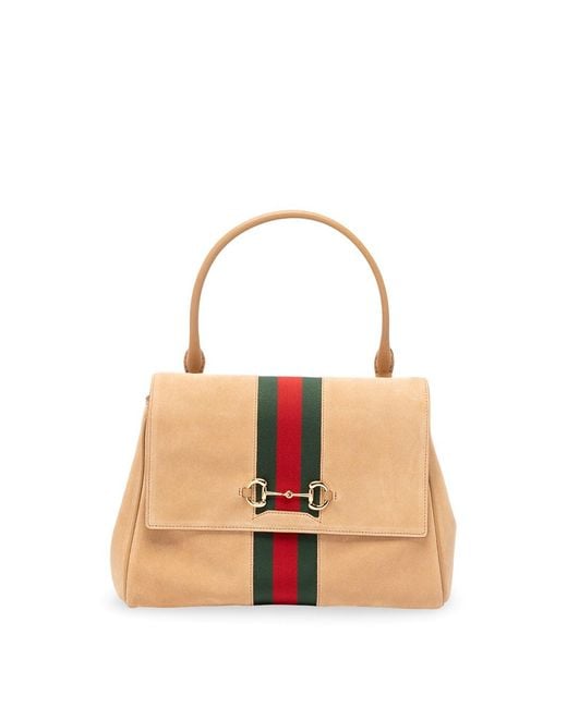 Gucci Natural Horsebit Web' Handbag