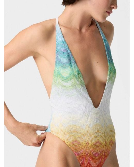 Missoni White One-Piece Swimsuit