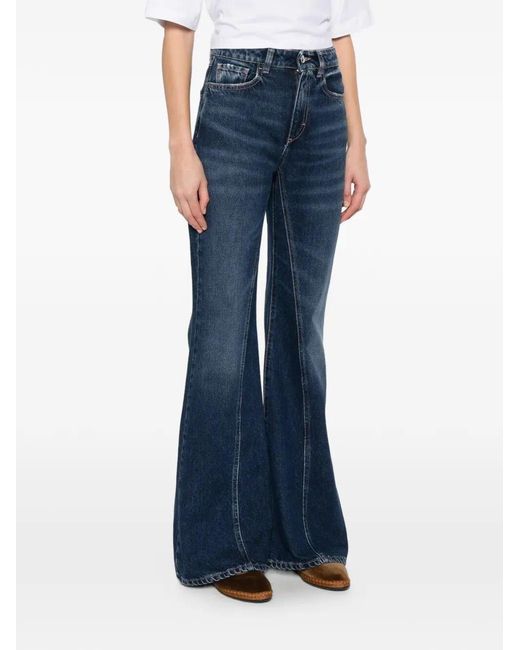 ICON DENIM Blue Stella Flared Jeans