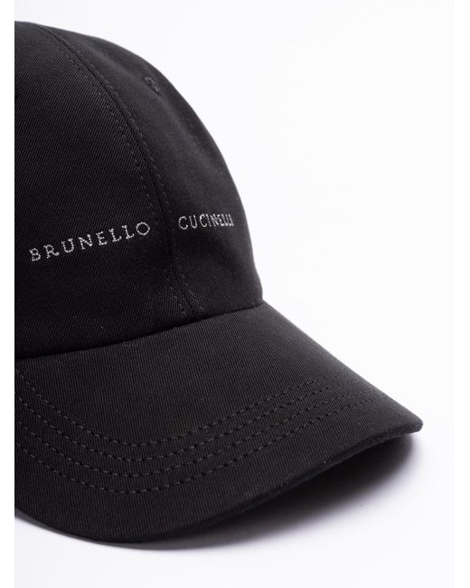 Brunello Cucinelli Black Cap for men
