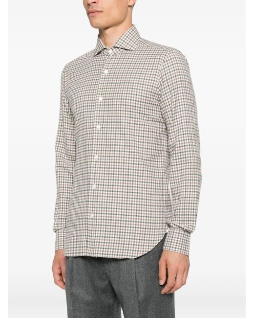 Barba Napoli White Shirt for men