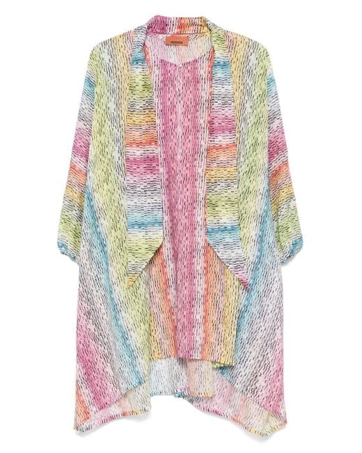 Missoni White Wave-Print Cover-Up
