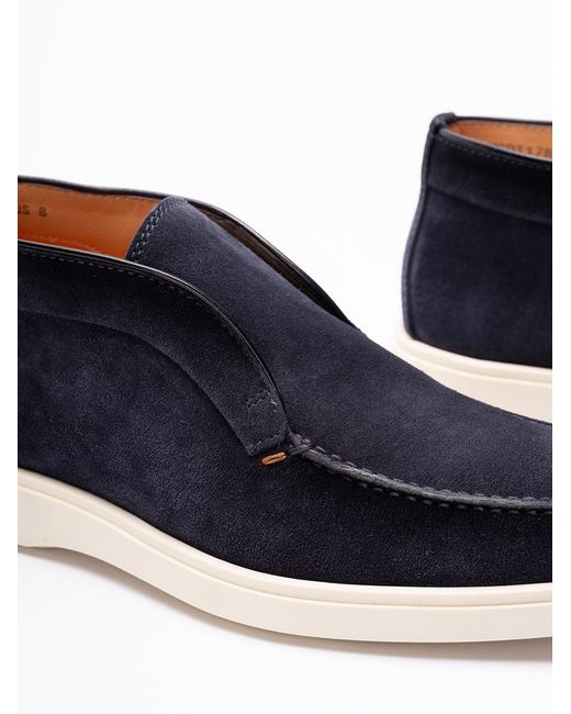 Santoni Blue 'Digits' Boots for men