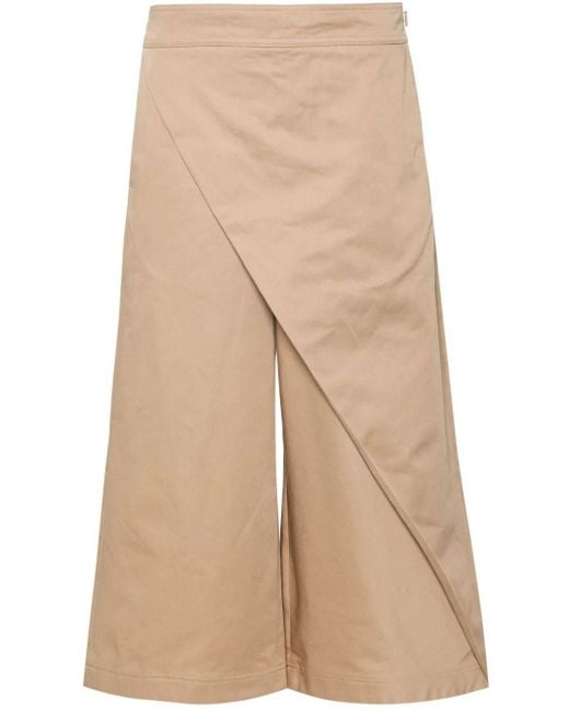 Loewe Natural Wrapped Cropped Trousers