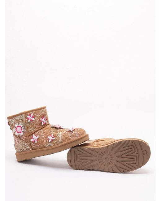 Ugg Pink 'Classic Mini Meadow' Boots