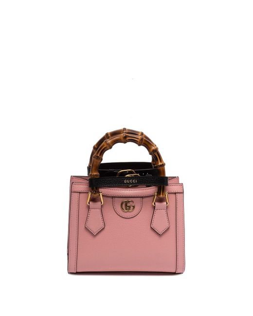 Gucci Diana Mini Tote Bag in Pink