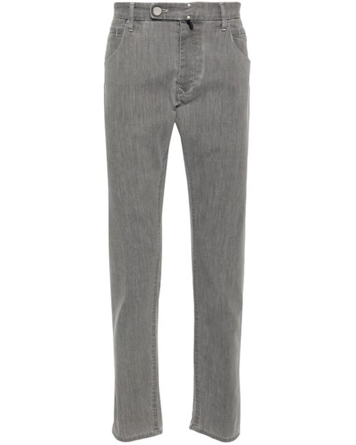 Incotex Gray `Special Denim Str` Jeans for men