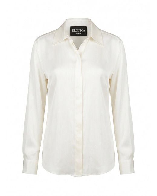 Dondup White Chiffon Shirt