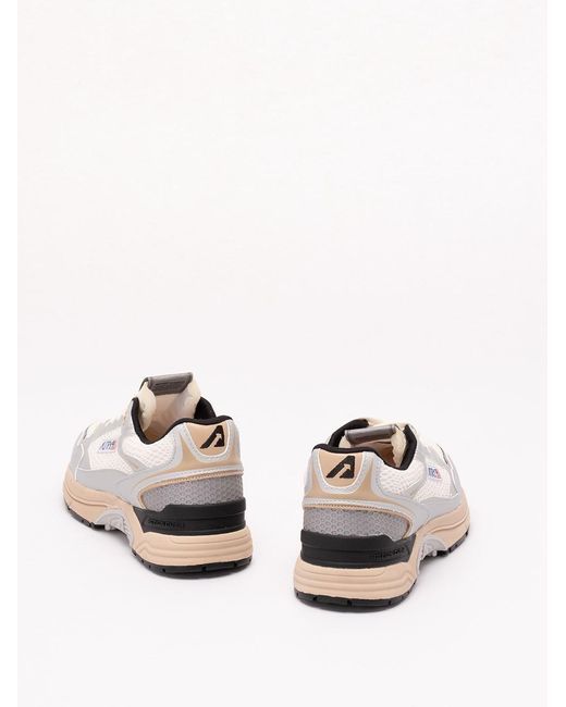 Autry White 'Hyperway' Low Sneakers