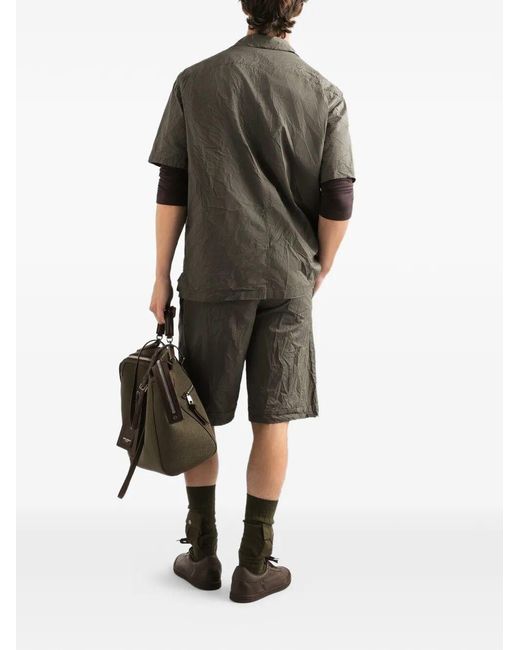 Dolce & Gabbana Gray Drawstring Shorts With Pockets for men