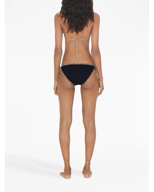 Burberry Black Mata Triangle Bikini