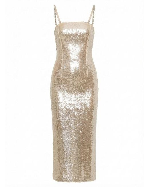 Nissa Natural Evening Dress