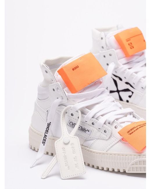 Off-White c/o Virgil Abloh White Off `3.0 Off Court Calf Leather` Sneakers
