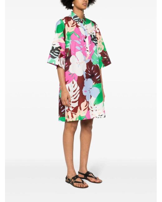 `Jackalyn` Midi Dress di Sara Roka in Multicolor