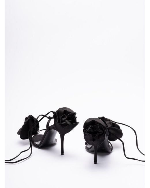 `Flower Shoes` Sandals di Magda Butrym in Black