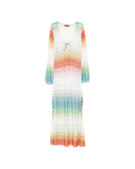 Missoni White Long Cover-Up
