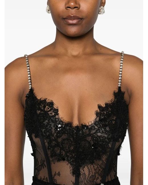 Nissa Black Evening Dress