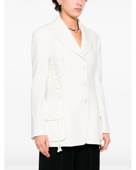 Ermanno Scervino White 'Sahariana' Jacket