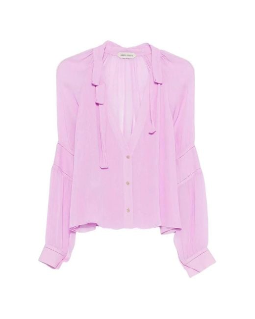 Alberta Ferretti Pink Shirt