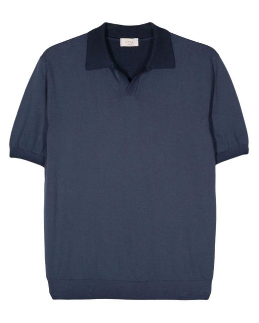 Altea Blue Polo Shirt for men