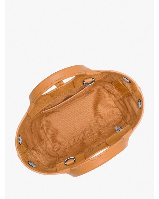 Longchamp Brown 'Le Roseau' Extra Small Handbag