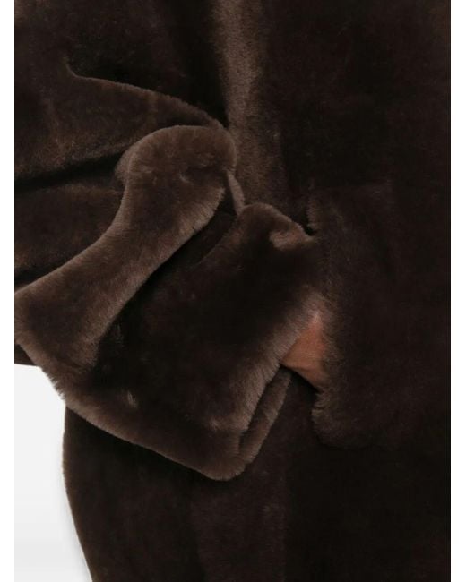 Blancha Black Shearling Jacket