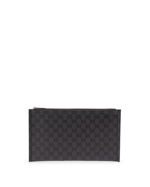 Gucci Gray 'Gg Core' Pouch for men