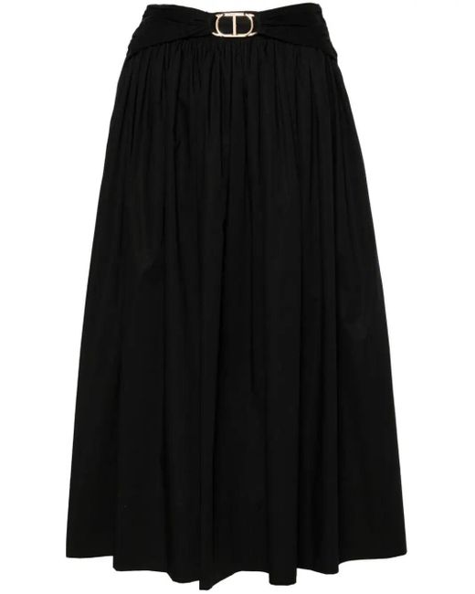 Twin Set Black Long Skirt
