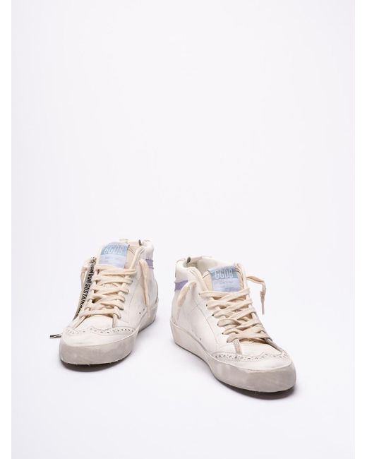 `Mid Star Bio` Sneakers di Golden Goose Deluxe Brand in White