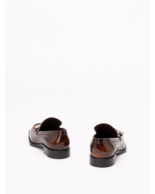 Loewe White 'Edge' Loafers
