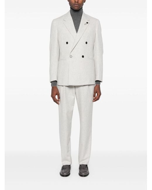 Lardini White 'Feeling' Suit for men